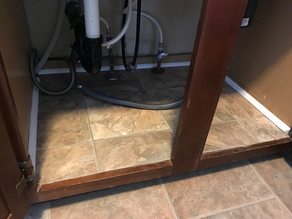 Fixed Sink Flooring